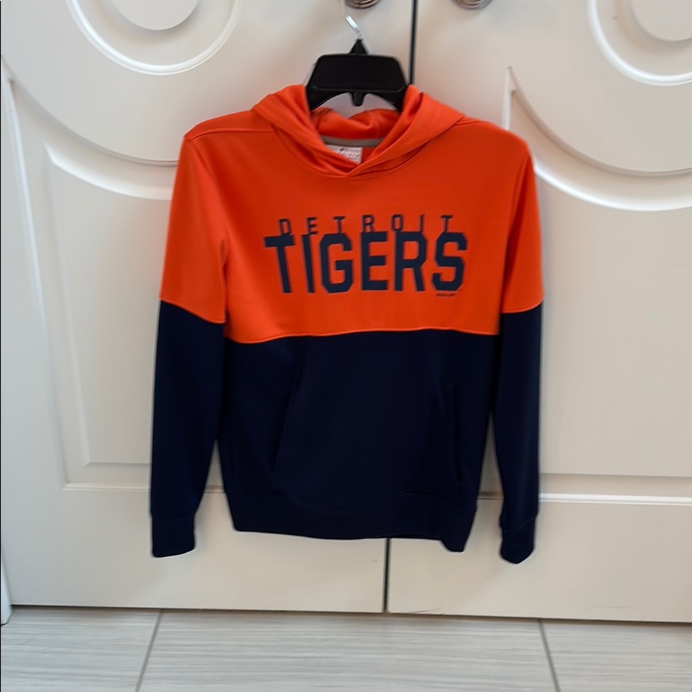 Genuine Merchandise Detroit Tigers Orange and Navy Hoodie